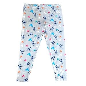 Disney Mickey & Castles 7/8 Ankle Leggings